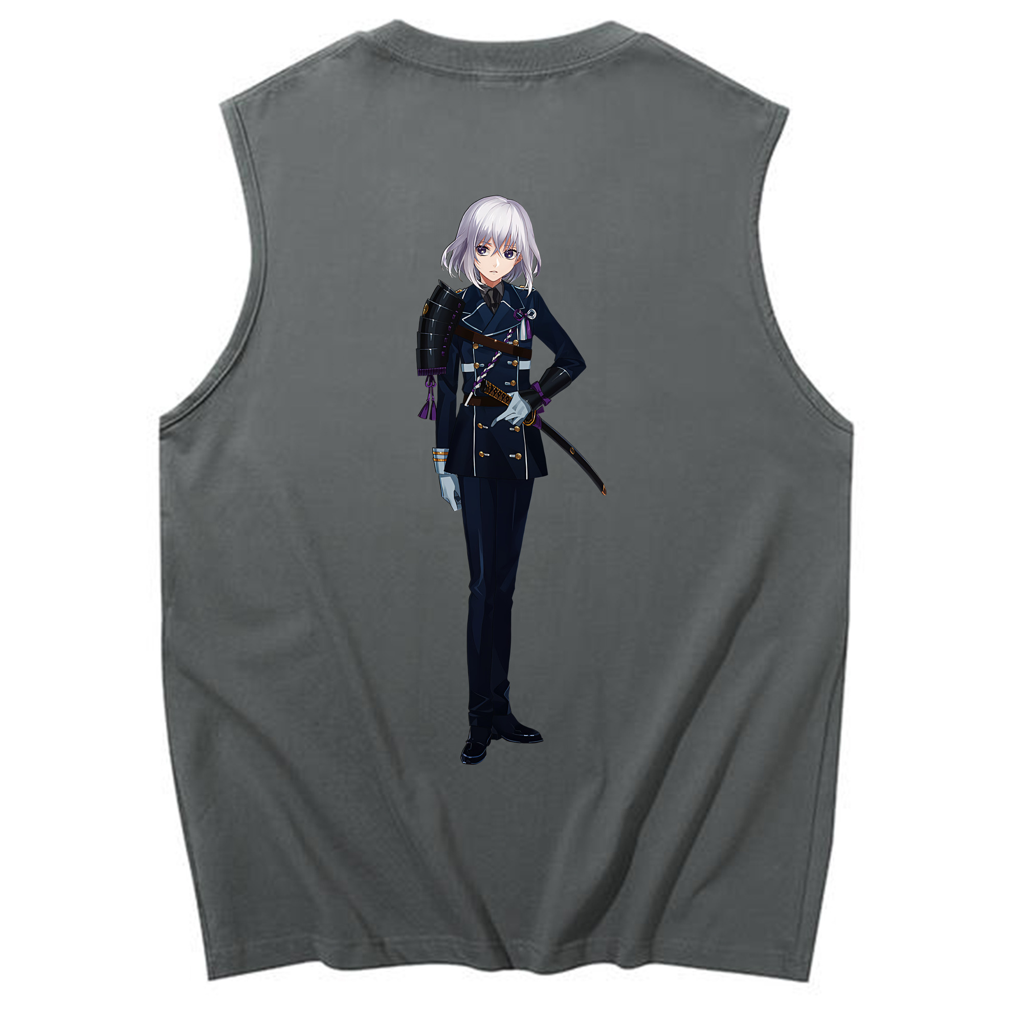 （画像用） 刀剣乱舞 Touken Ranbu コットン100％タンクトップ（背面プリント）